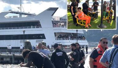 NYC boat carrying hundreds smashes into Hudson River pier