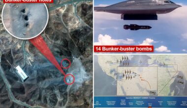 US dropped 14 massive bunker busters in biggest B-2 bomber strike ever
