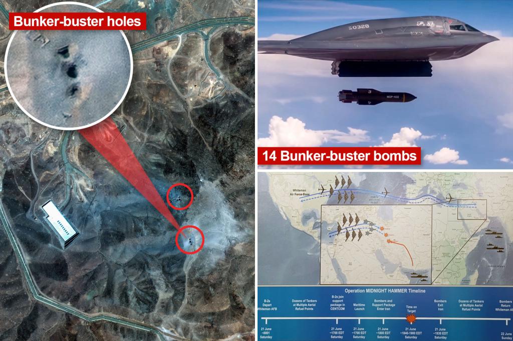 US dropped 14 massive bunker busters in biggest B-2 bomber strike ever