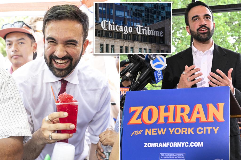 Chicago Tribune gives NYC stark warning on electing socialist mayor like Zohran Mamdani