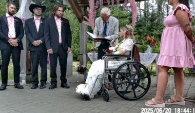 ‘Love of my life’: Terminally-ill B.C. bride weds with help of community - BC