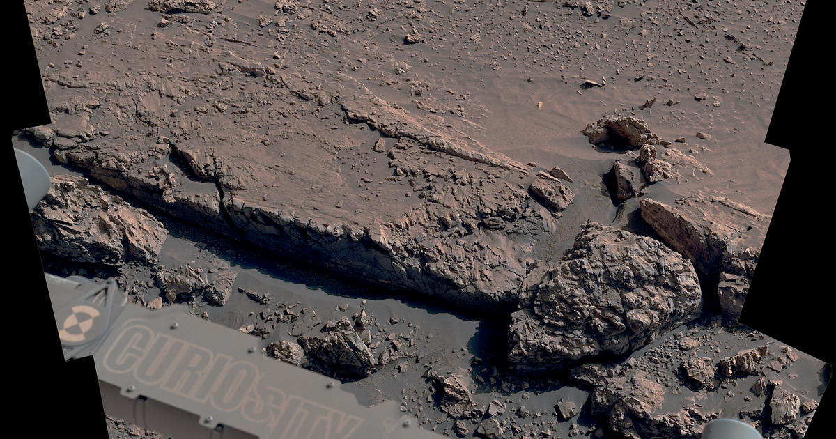 Mars rover captures first close-up images of ridges that hint at planet's watery past in "really surprising" discovery