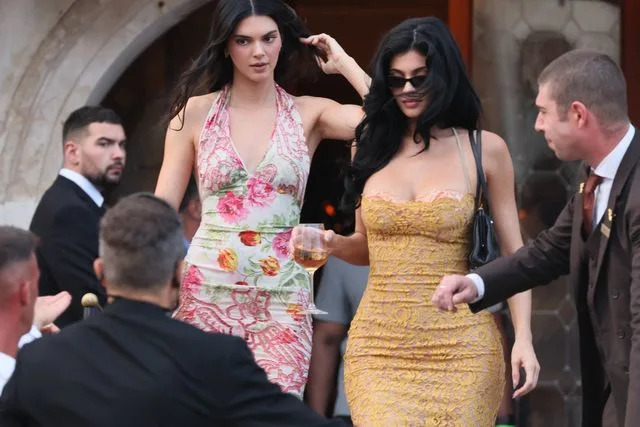 Getty Jenner also wore a pink floral dress