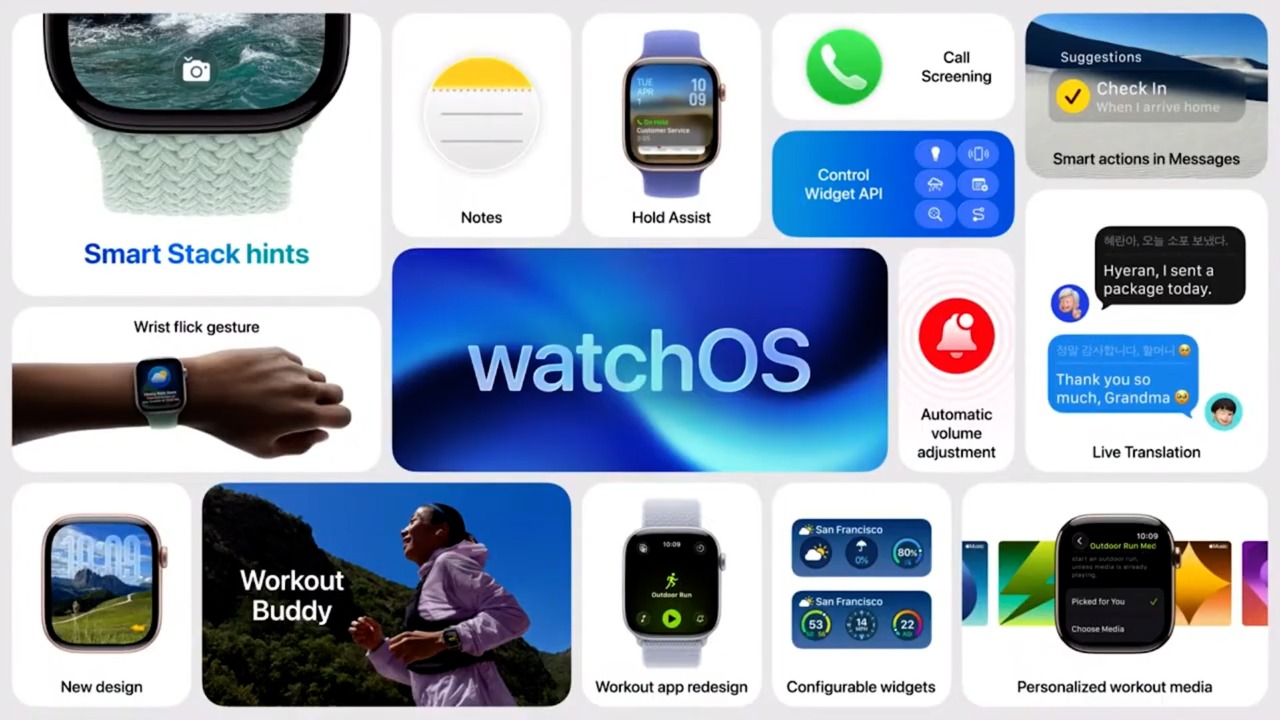 Apple's WatchOS 26 Gets a New Look and More Features at WWDC25