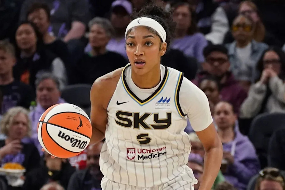 Chicago Sky forward Angel Reese (5).David Gonzales-Imagn Images