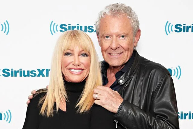 Cindy Ord/Getty Suzanne Somers and Alan Hamel pictured in 2017