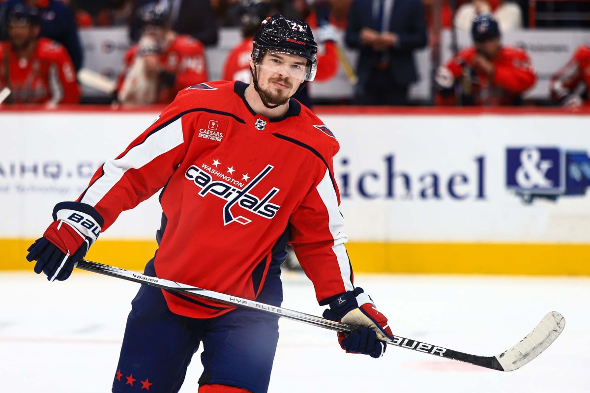 Chris Patrick will not commit to tendering Alex Alexeyev qualifying offer: ‘It’s important for him to get an opportunity at the NHL level, with us or with somebody else’
