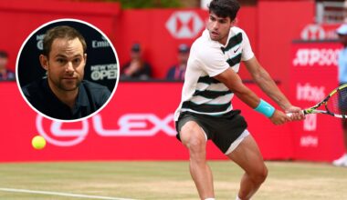 Andy Roddick says what Carlos Alcaraz does on grass which is just like Roger Federer and different to Rafael Nadal
