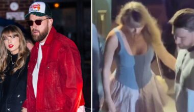 Taylor Swift Wears Sky-Blue Bodysuit and Ballerina Skirt With Travis Kelce on NYC Date