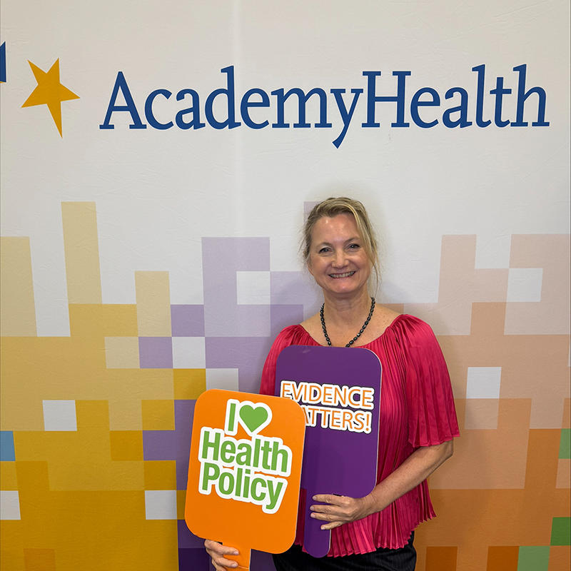 George Mason’s Health Services Research PhD students and faculty share policy research at AcademyHealth 2025