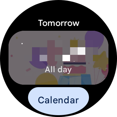 Material 3 Expressive Google Calendar tile