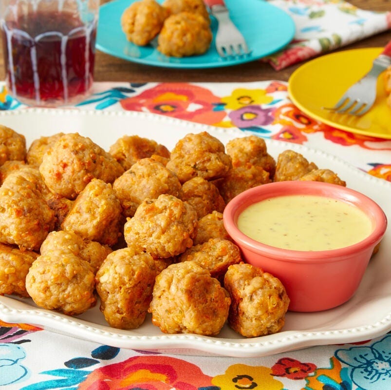 high protein snacks sausage balls