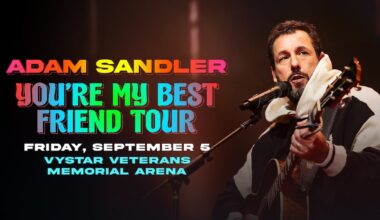 First stop of Adam Sandler’s ‘You’re My Best Friend Tour’ coming to Jacksonville in September – Action News Jax
