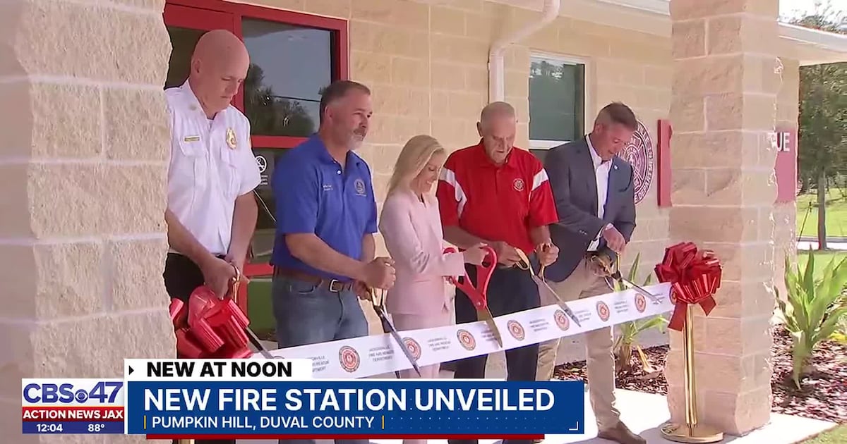 ‘It’s bittersweet:’ JFRD celebrates final fire station opening before fire chief’s retirement – Action News Jax