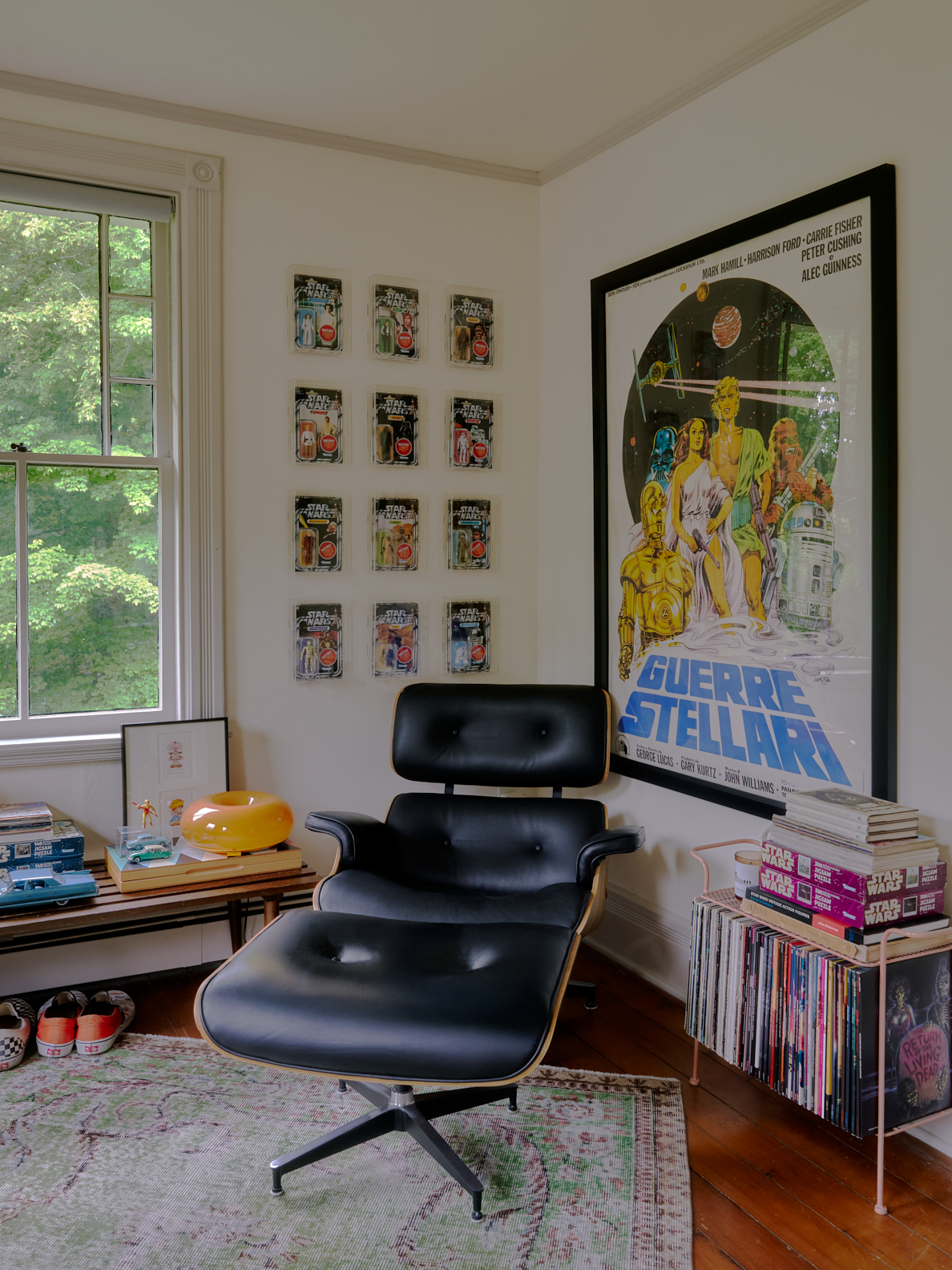 leather armchair