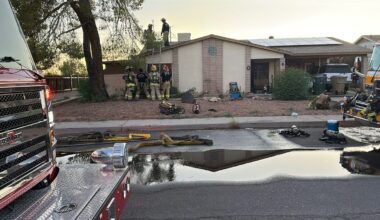 Phoenix house fire...