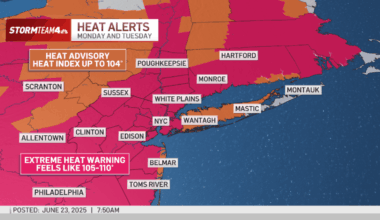 Tuesday forecasted to be worst of NYC area heat wave – NBC New York