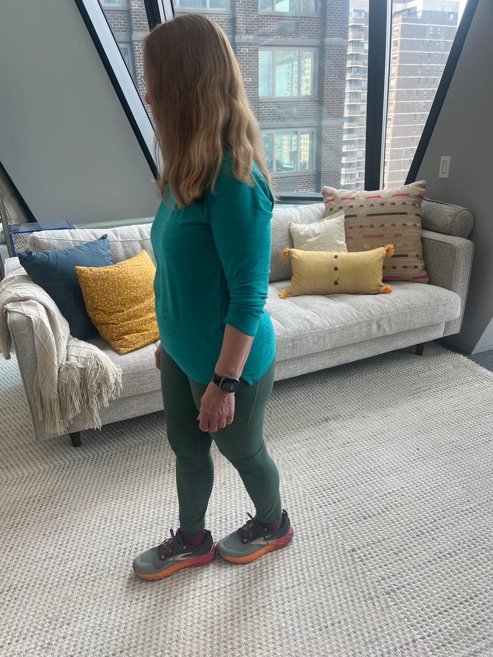 functional strength workout heel to toe walk