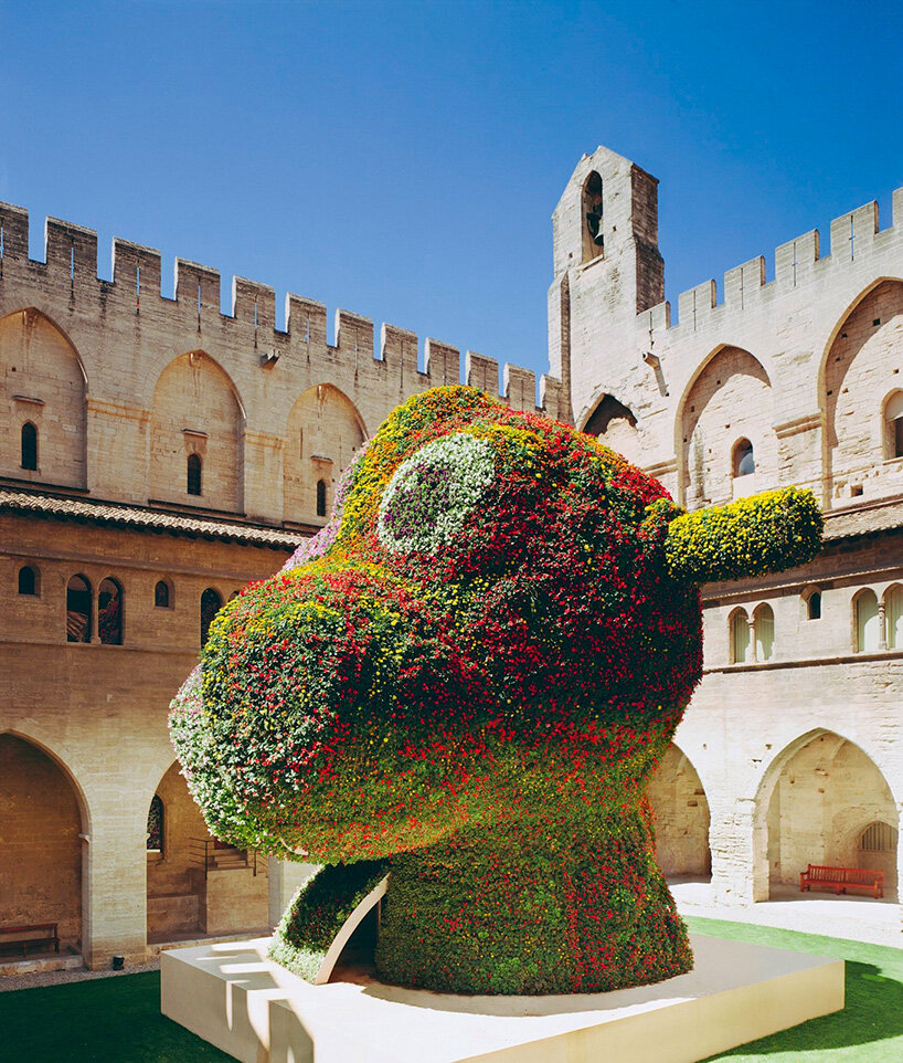 jeff koons' floral 'split-rocker' to bloom anew at LACMA's upcoming los angeles building
