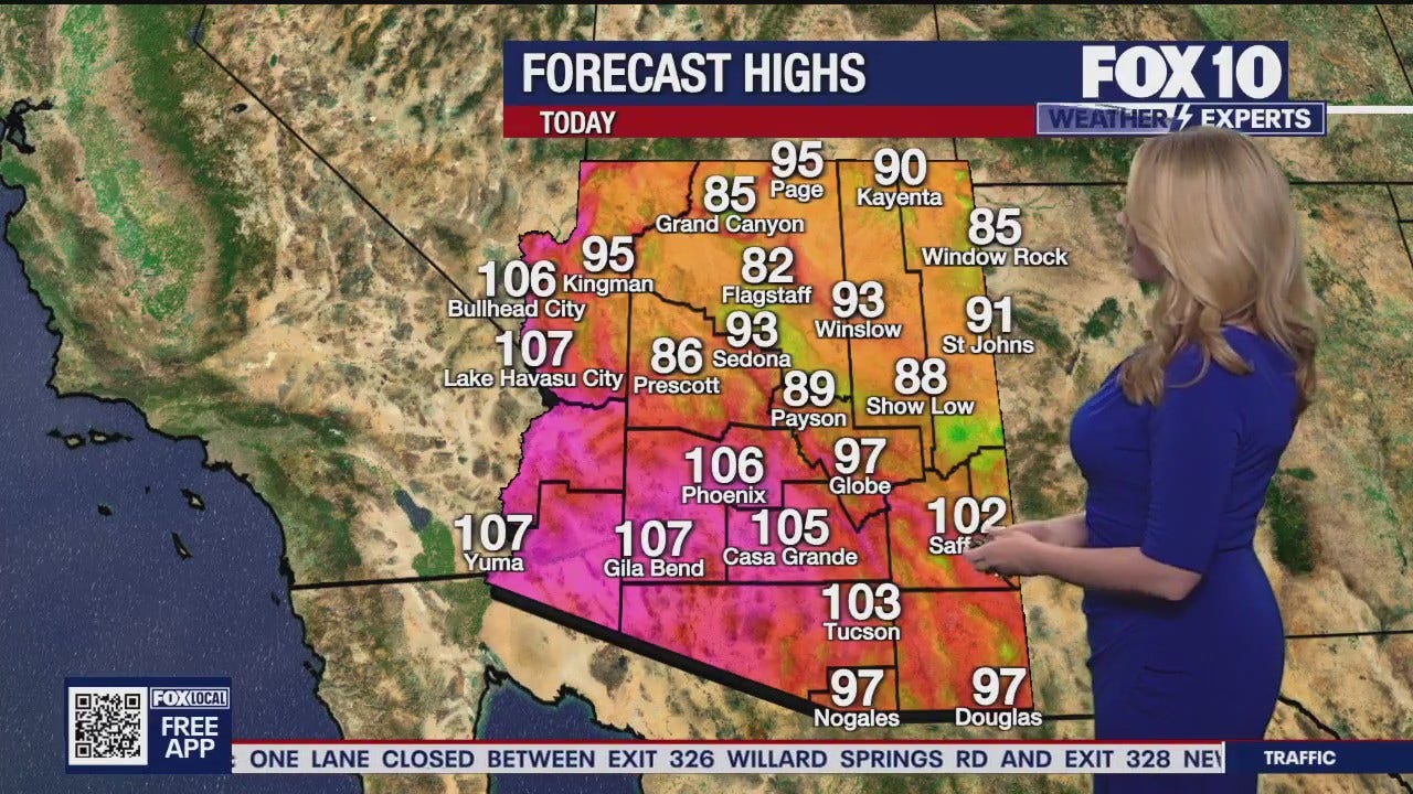 Arizona weather forecast: Temperatures climbing in Phoenix
