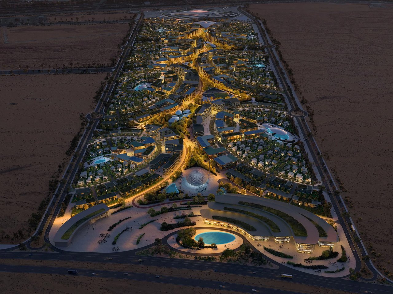 Zaha Hadid Architects Is Shaping A Climate-Responsive & AI-Powered Smart City In The UAE