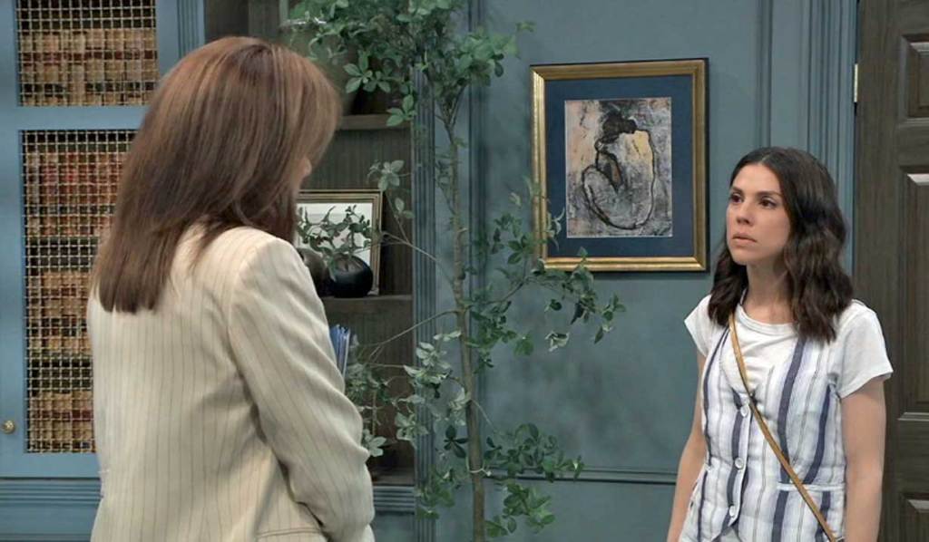 Kristina visits Alexis GH