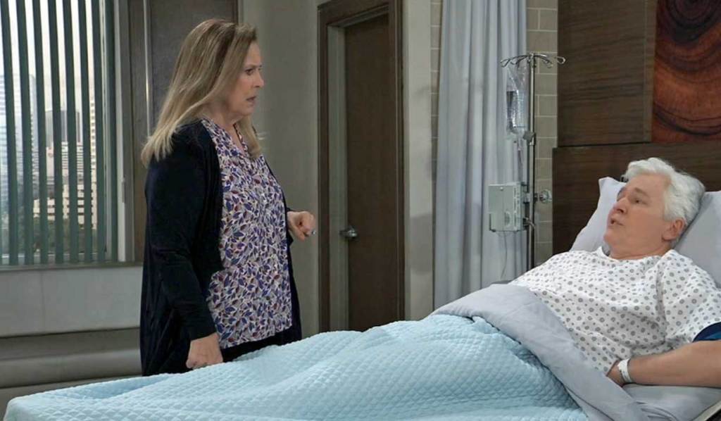 Laura checks on Martin GH