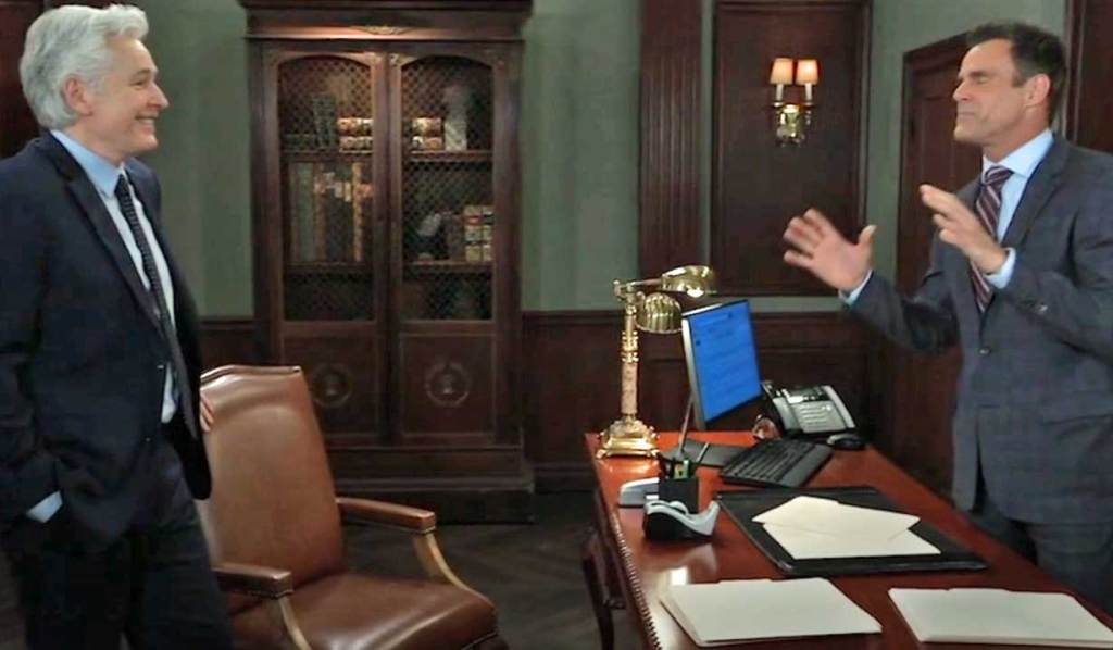 MArtin gives Drew news GH