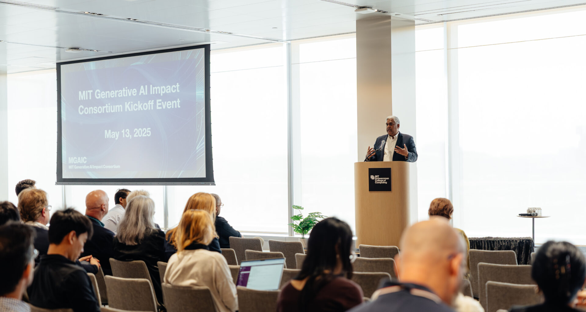 Researchers present bold ideas for AI at MIT Generative AI Impact Consortium kickoff event | MIT News