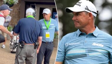 Padraig Harrington get into fiery run-in with Roger Maltbie