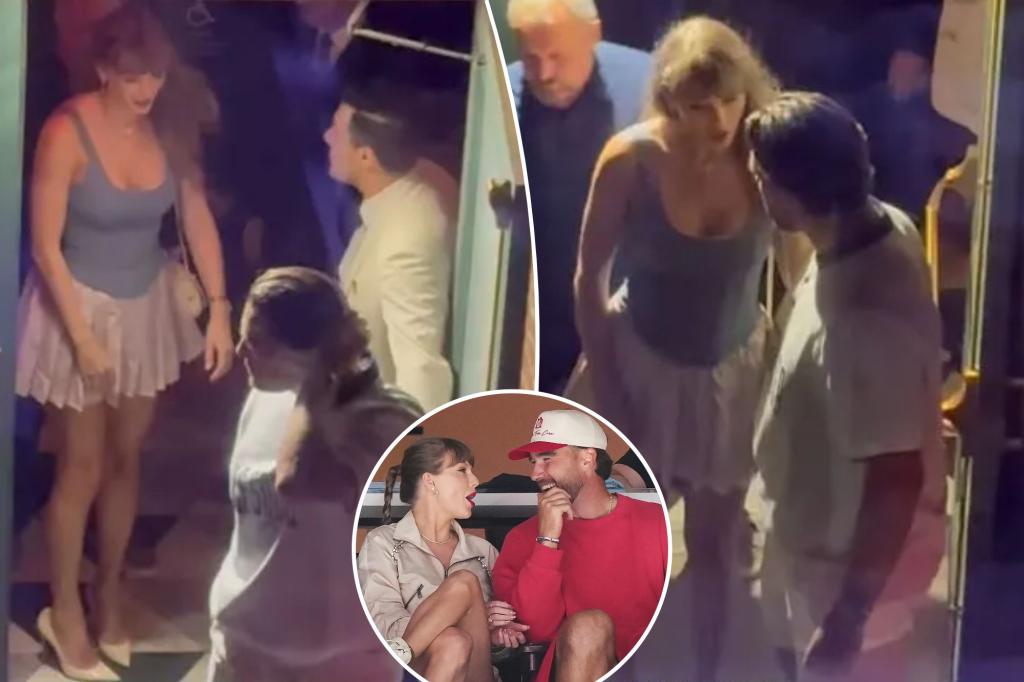 Travis Kelce, Taylor Swift captured enjoying surprise date night at NYC restaurant