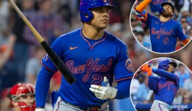 Mets crush seven homers in emphatic rout of Phillies to snap skid