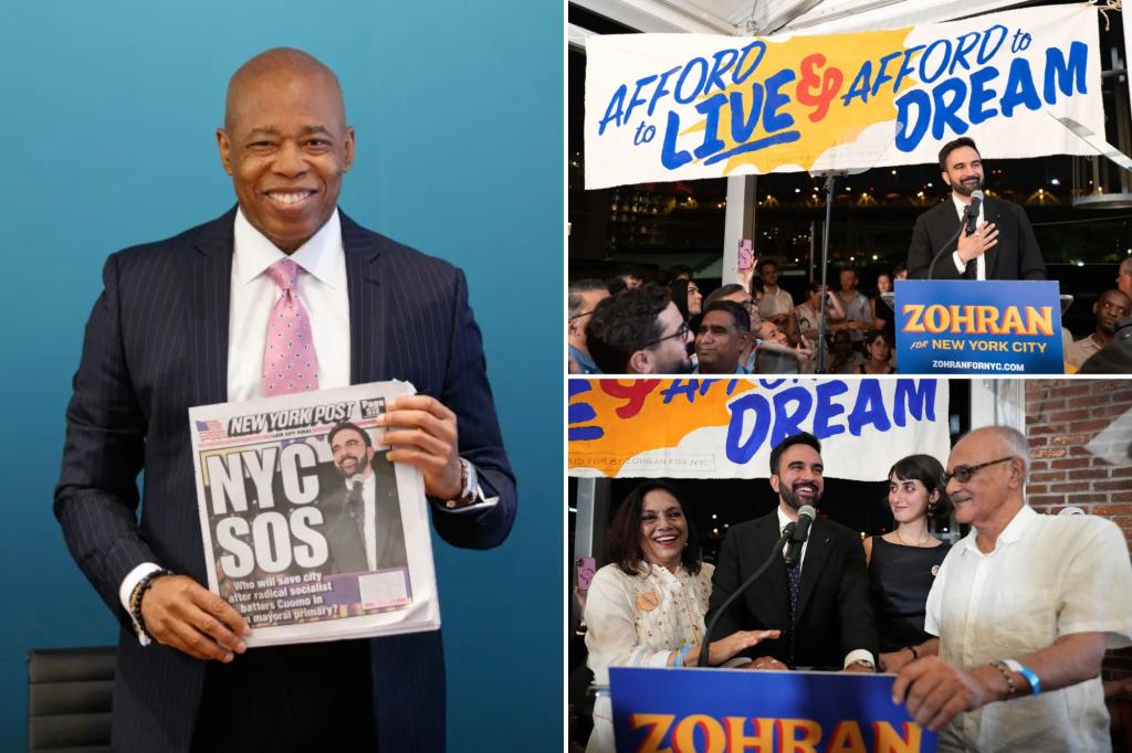 Eric Adams vows to 'save' NYC from Dem socialist Zohran Mamdani