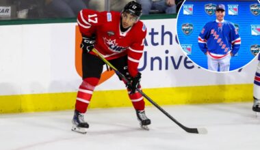 Rangers add Malcolm Spence in second round of NHL draft