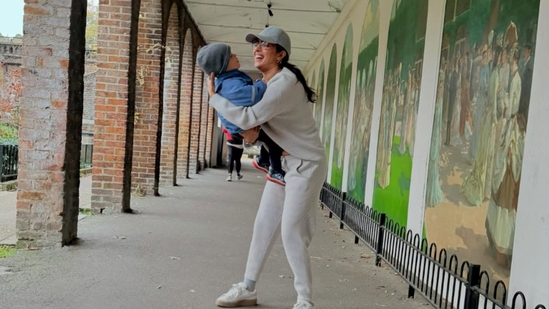 Priyanka Chopra revealed Malti loves to be on set with her.(Instagram)