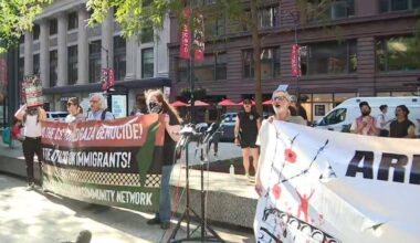 Chicago protest underway after Iran hits U.S. bases in Qatar