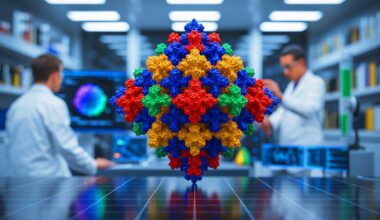 Illustration of quasicrystals with a concept image. Image generated by AI.