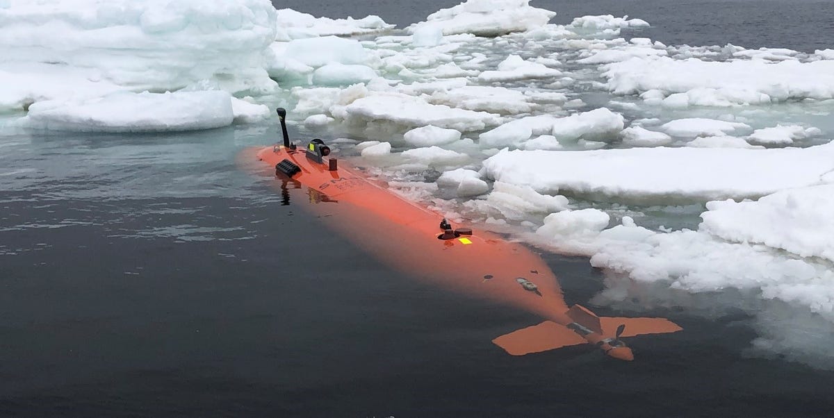 Submersible Finds Secret Structures, Vanishes Under Antarctic Waters