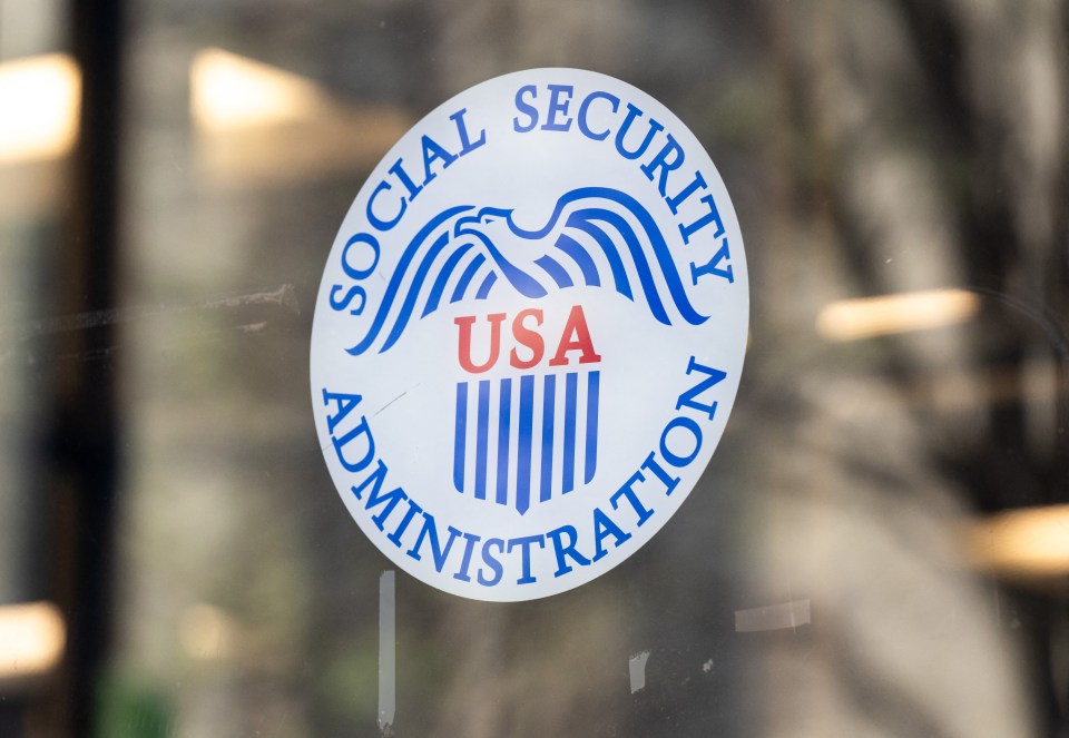 Social Security Administration sticker.