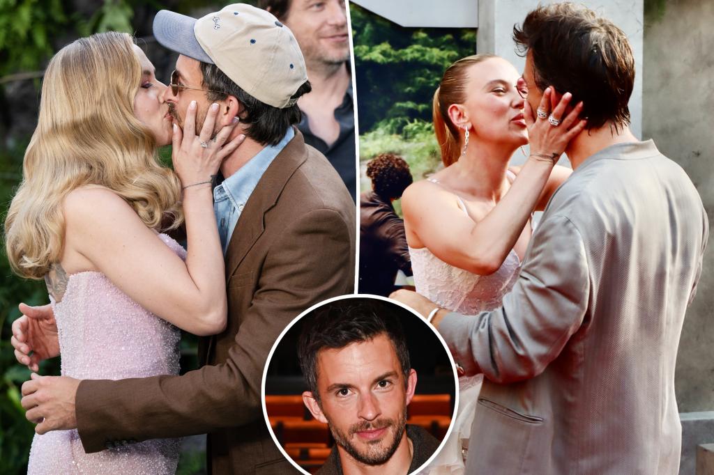 Jonathan Bailey defends kissing married Scarlett Johansson at 'Jurassic World Rebirth' premieres
