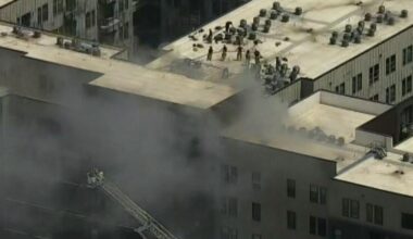 Crews battle 5-alarm fire at Fort Worth apartment building