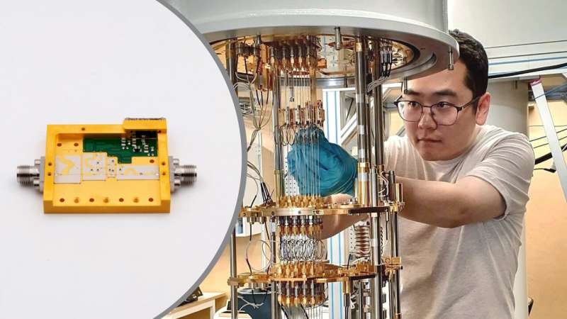 Smart amplifier enabler for more qubits in future quantum computers