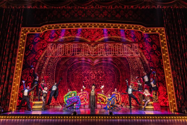 Robert Petkoff and company in the national touring production of "Moulin Rouge! The Musical." (Matthew Murphy)