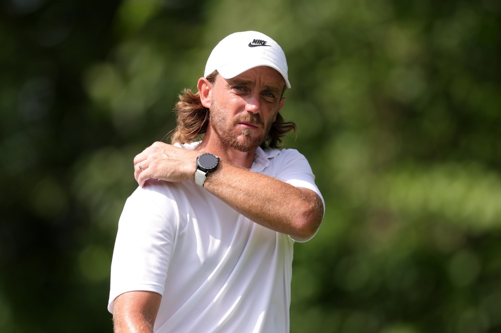 Tommy Fleetwood at the Travelers Championship.