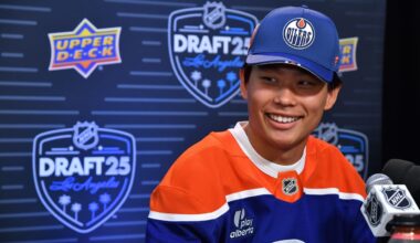 Park thrilled to go to Oilers as next-to-last selection in 2025 NHL Draft