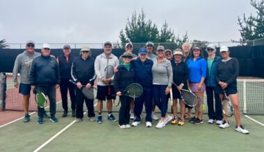 At 100, Morro Bay tennis player inspires with passion for sports and family