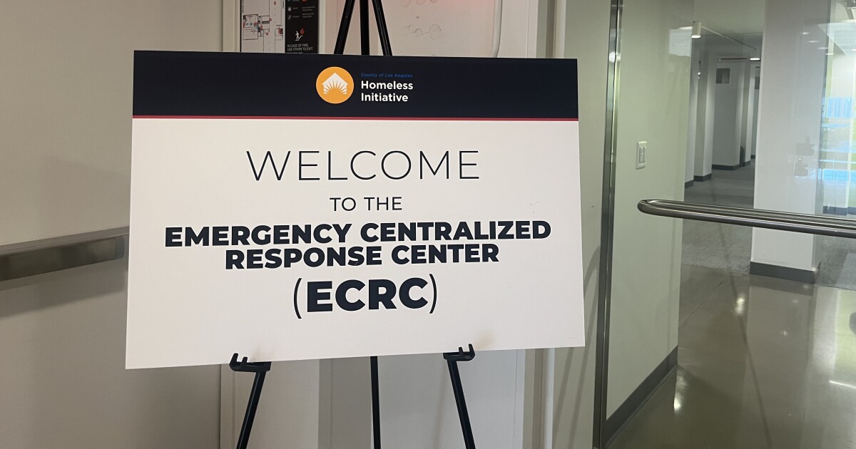 LA County’s new dispatch center for homeless services will soon take requests from the public