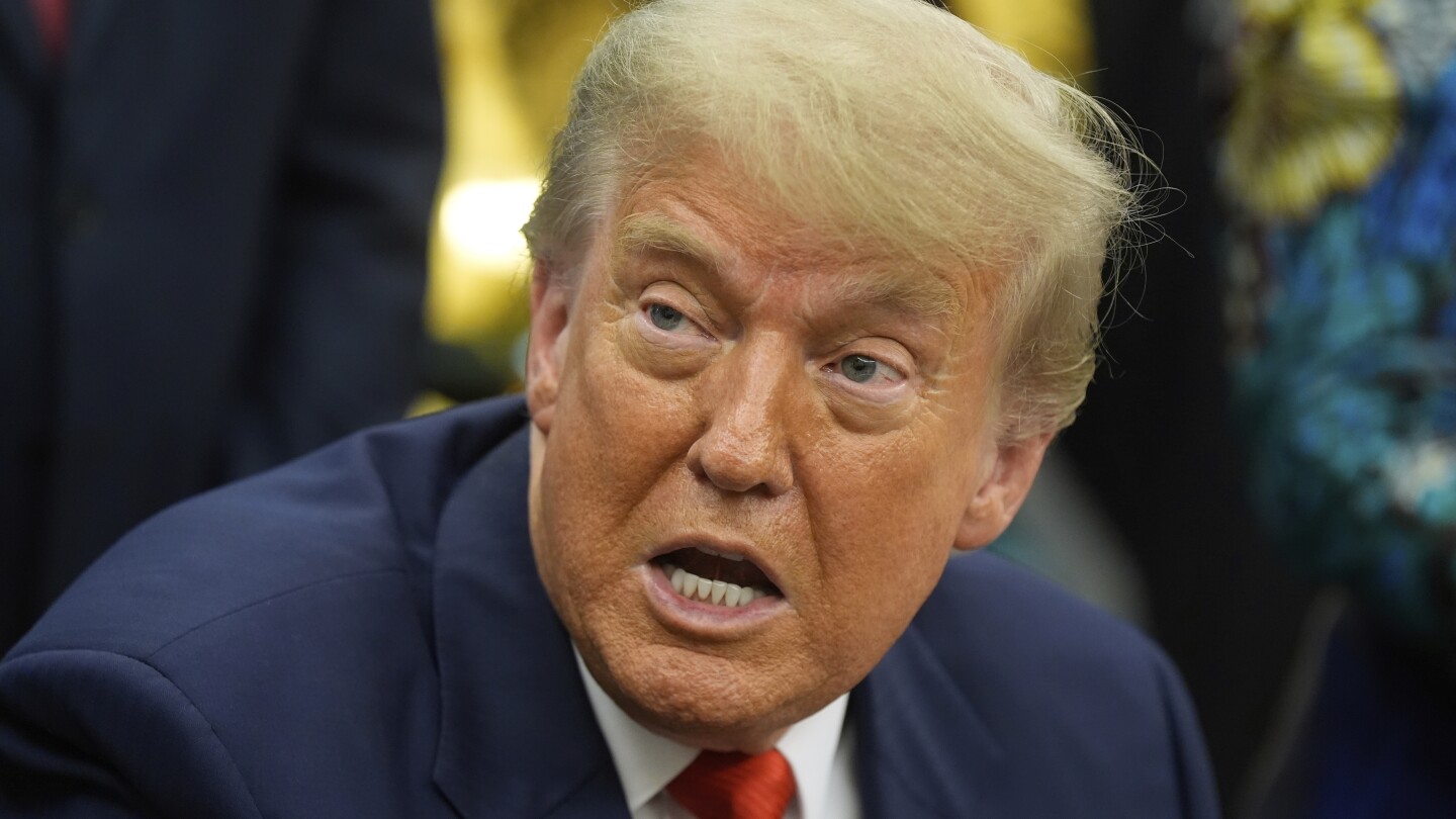 Trump vents about AT&T after conference call marred by glitch