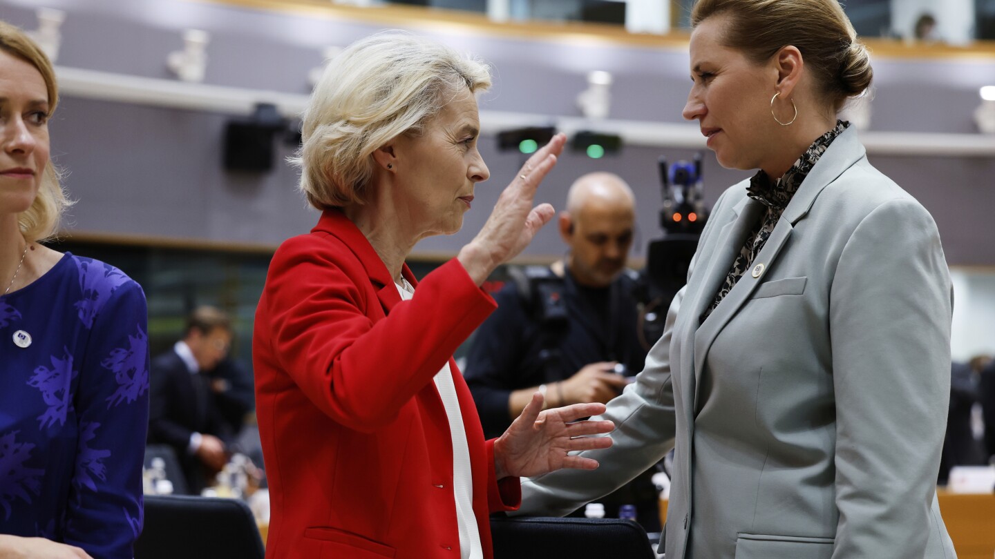EU leaders meet to discuss tougher Russia sanctions, US tariffs and Middle East conflicts