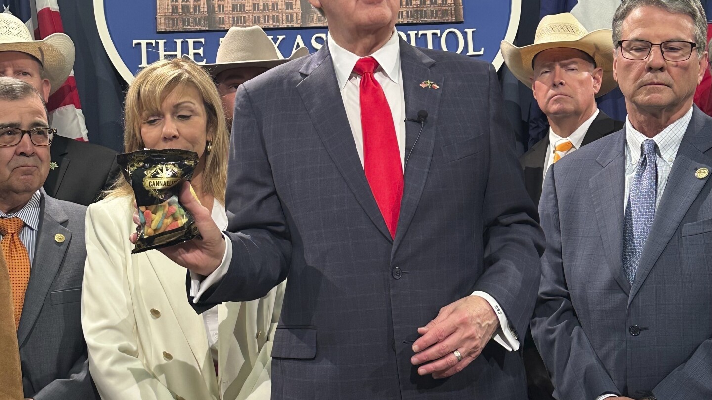 Abbott vetoes Texas bill to ban THC products